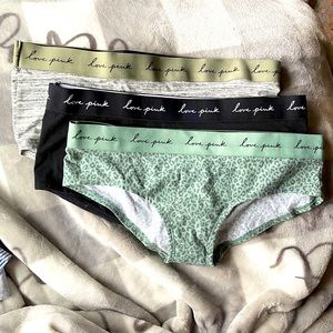 New without tags PINK boy shorts/boy briefs